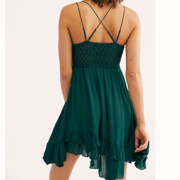 NWT Free People Adella Lace Mini Slip Dress - Picture 4 of 8